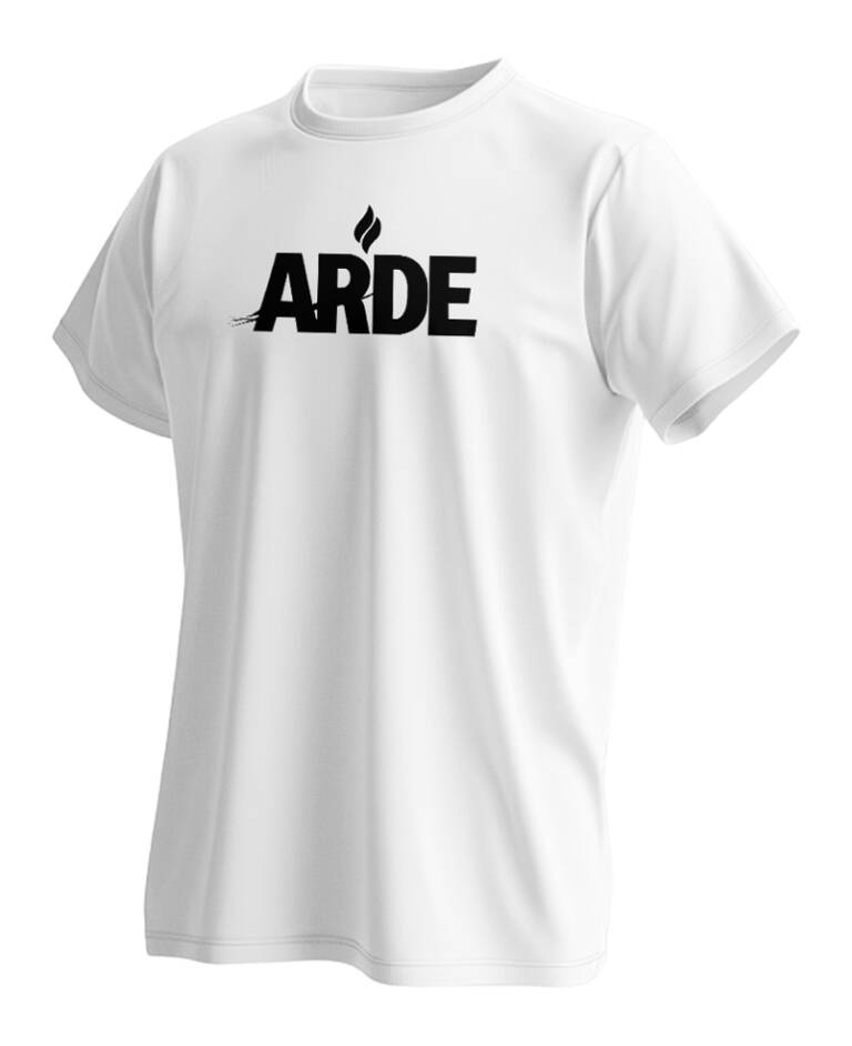 Tshirt Arde (1) Negro - Blanco